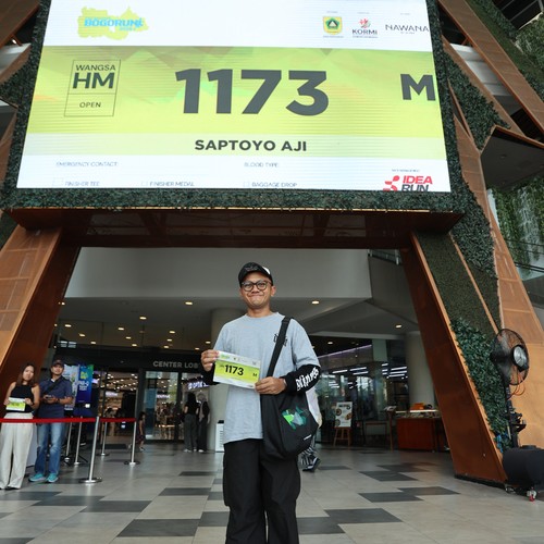 Race photo from BOGORUN 2026