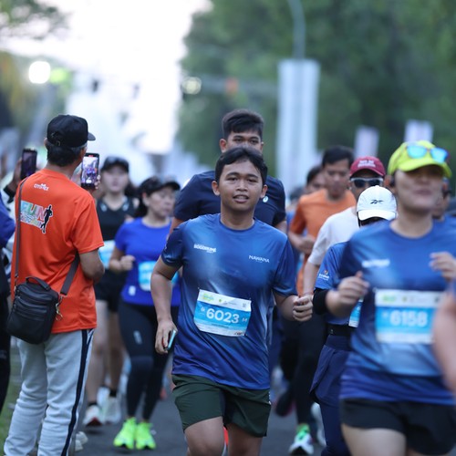 Race photo from BOGORUN 2026