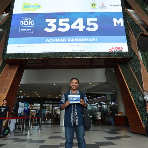 Race photo from BOGORUN 2026