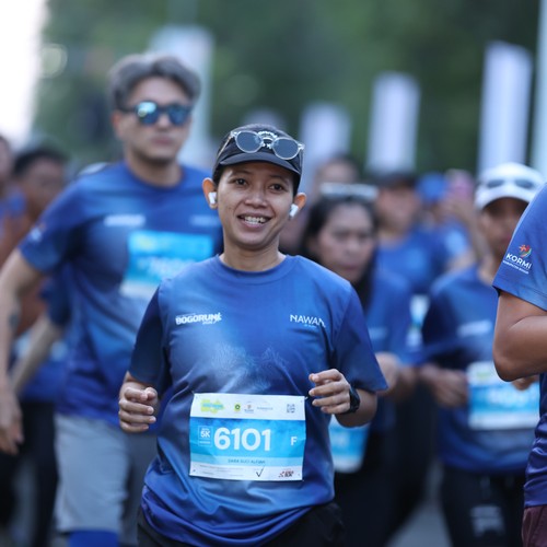 Race photo from BOGORUN 2026