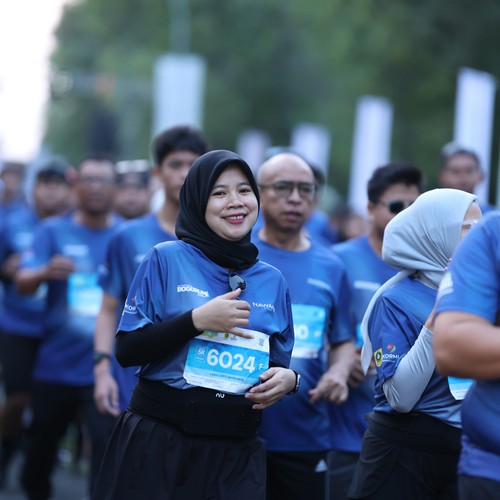 Race photo from BOGORUN 2026