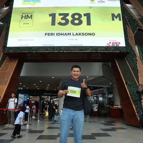 Race photo from BOGORUN 2026