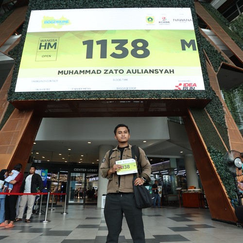 Race photo from BOGORUN 2026