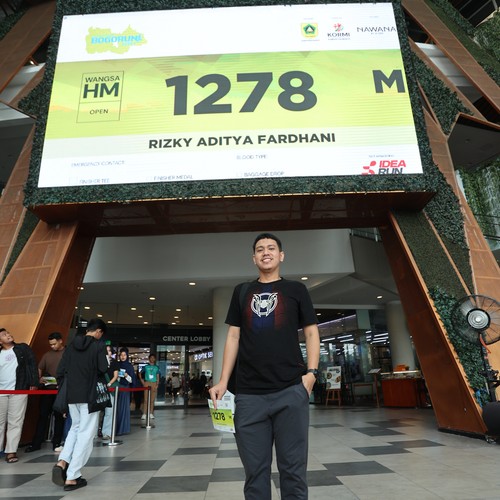 Race photo from BOGORUN 2026