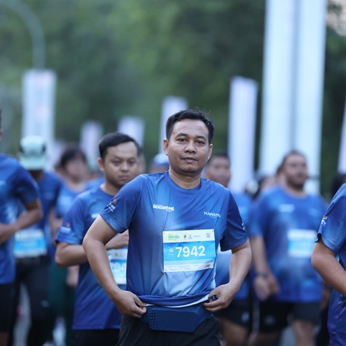 Race photo from BOGORUN 2026