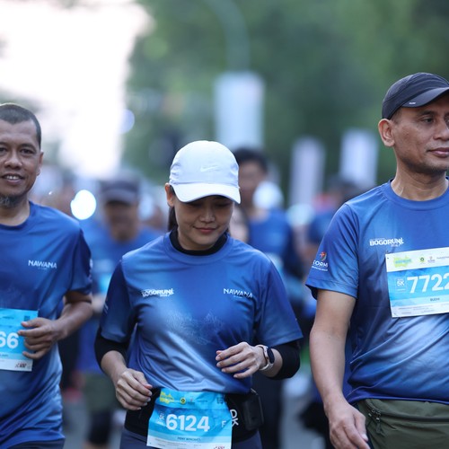 Race photo from BOGORUN 2026
