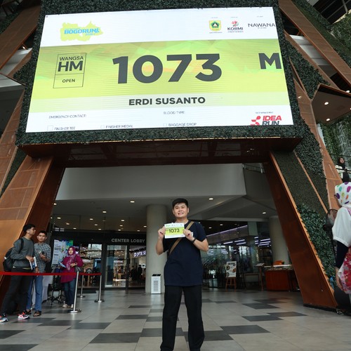 Race photo from BOGORUN 2026