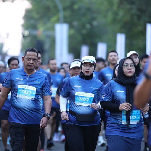Race photo from BOGORUN 2026