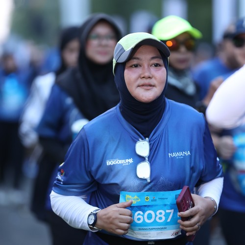 Race photo from BOGORUN 2026