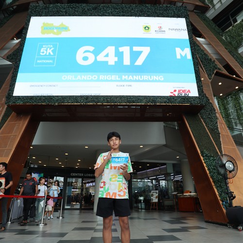 Race photo from BOGORUN 2026