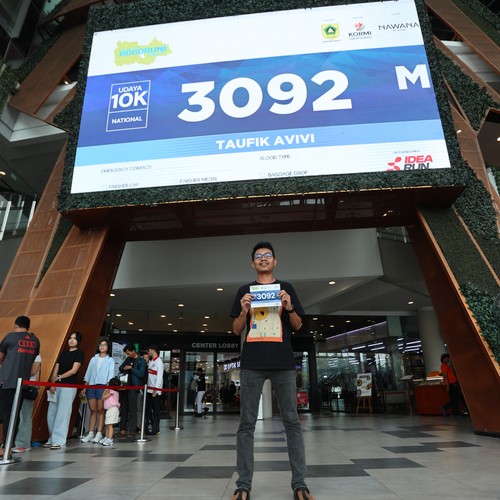 Race photo from BOGORUN 2026