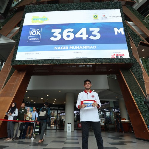 Race photo from BOGORUN 2026