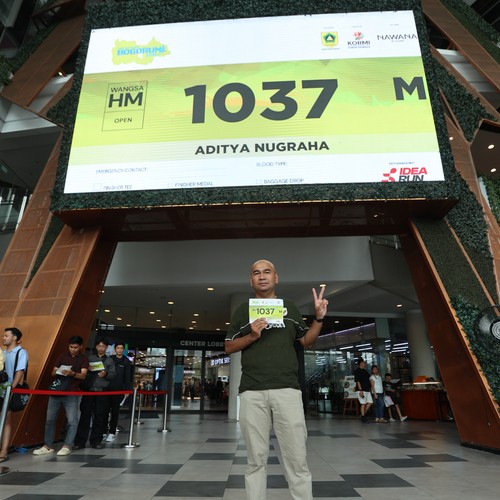Race photo from BOGORUN 2026