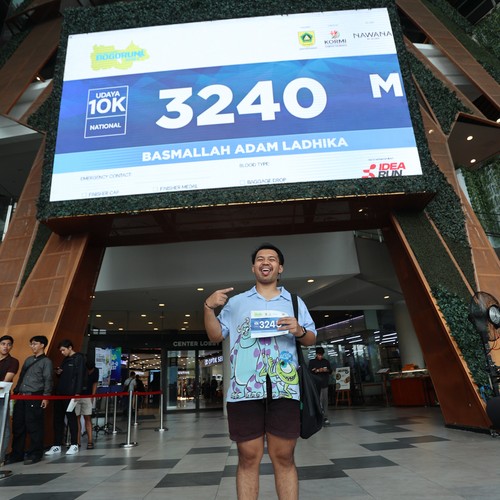 Race photo from BOGORUN 2026
