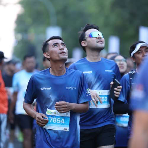 Race photo from BOGORUN 2026
