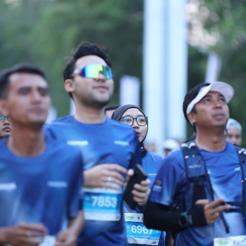 Race photo from BOGORUN 2026