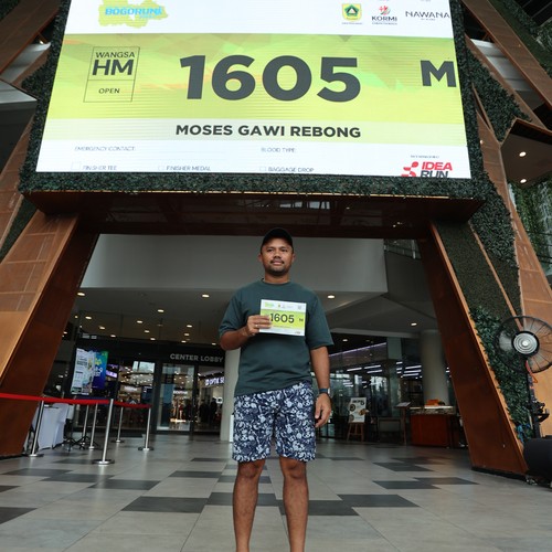 Race photo from BOGORUN 2026