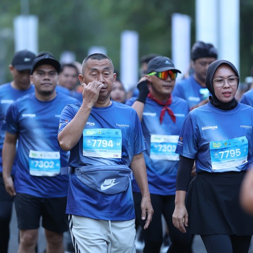 Race photo from BOGORUN 2026