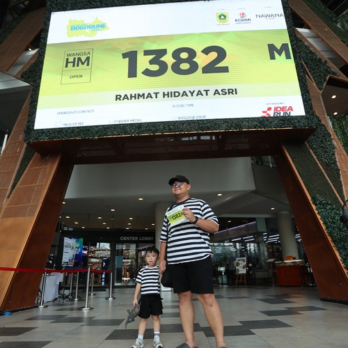 Race photo from BOGORUN 2026