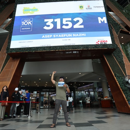 Race photo from BOGORUN 2026