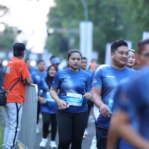 Race photo from BOGORUN 2026