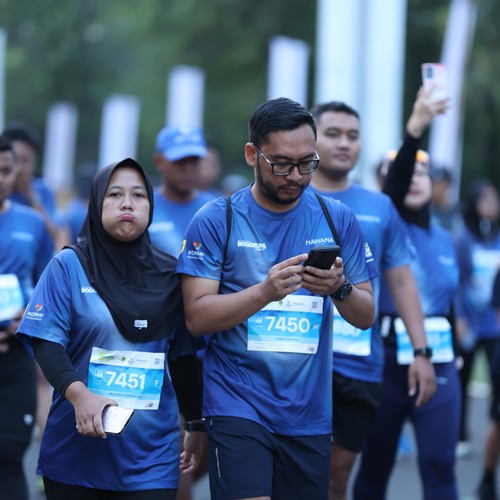 Race photo from BOGORUN 2026
