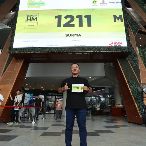 Race photo from BOGORUN 2026