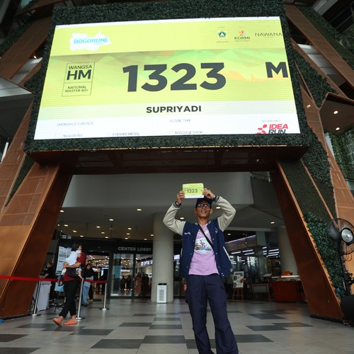 Race photo from BOGORUN 2026