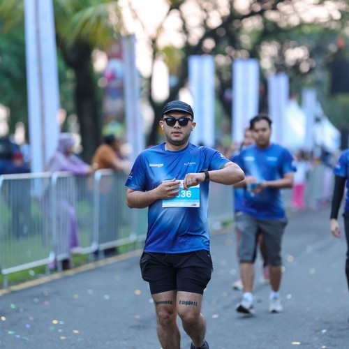 Race photo from BOGORUN 2026