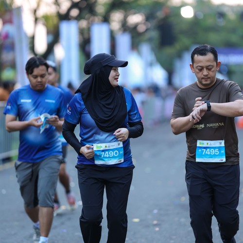 Race photo from BOGORUN 2026