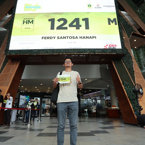Race photo from BOGORUN 2026