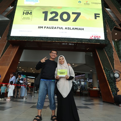 Race photo from BOGORUN 2026