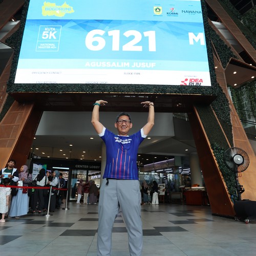 Race photo from BOGORUN 2026