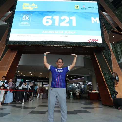 Race photo from BOGORUN 2026