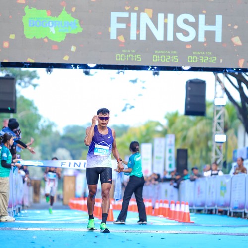 Race photo from BOGORUN 2026