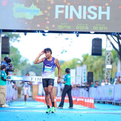 Race photo from BOGORUN 2026