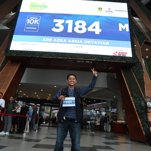 Race photo from BOGORUN 2026