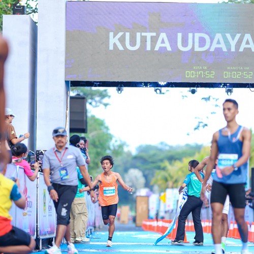 Race photo from BOGORUN 2026