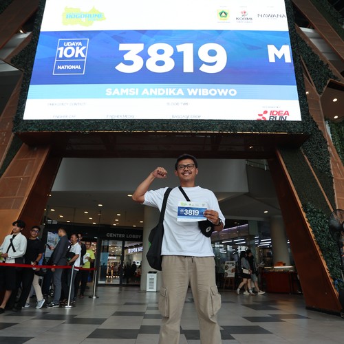 Race photo from BOGORUN 2026