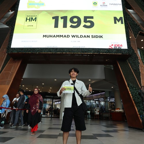 Race photo from BOGORUN 2026