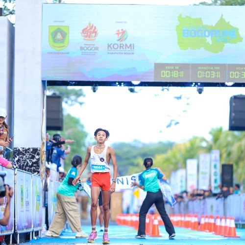 Race photo from BOGORUN 2026