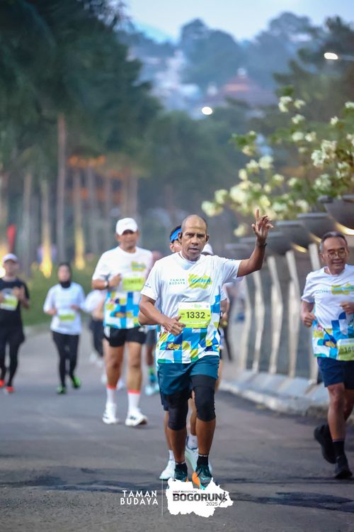 Race photo from Taman Budaya x BOGORUN 2025