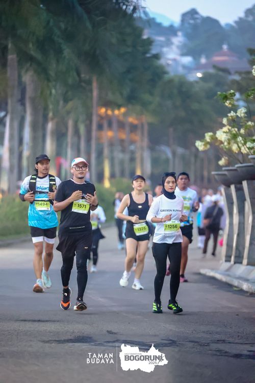 Race photo from Taman Budaya x BOGORUN 2025