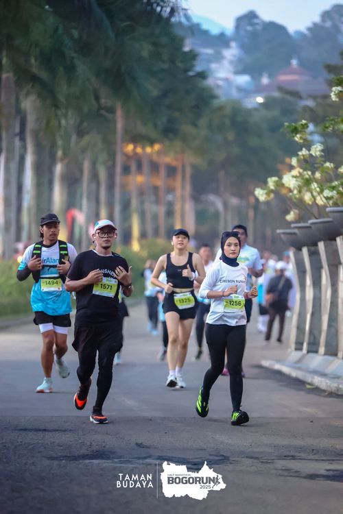 Race photo from Taman Budaya x BOGORUN 2025