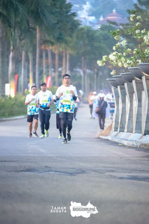 Race photo from Taman Budaya x BOGORUN 2025