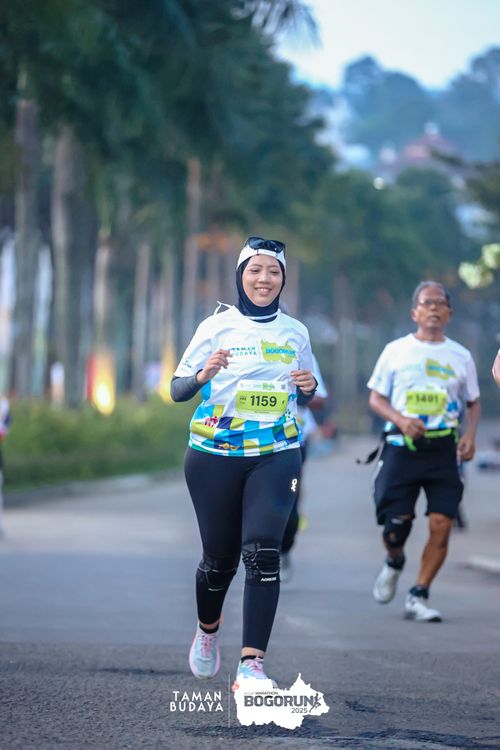 Race photo from Taman Budaya x BOGORUN 2025