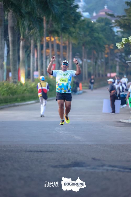Race photo from Taman Budaya x BOGORUN 2025