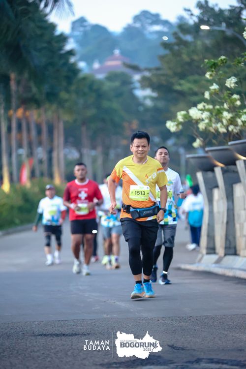 Race photo from Taman Budaya x BOGORUN 2025