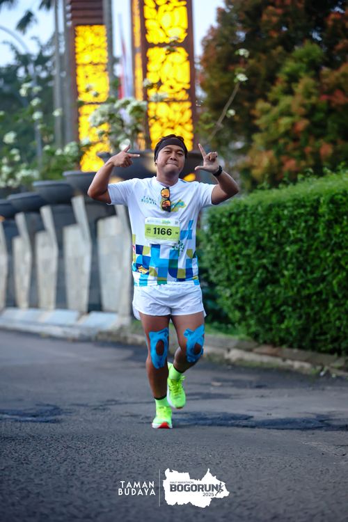 Race photo from Taman Budaya x BOGORUN 2025
