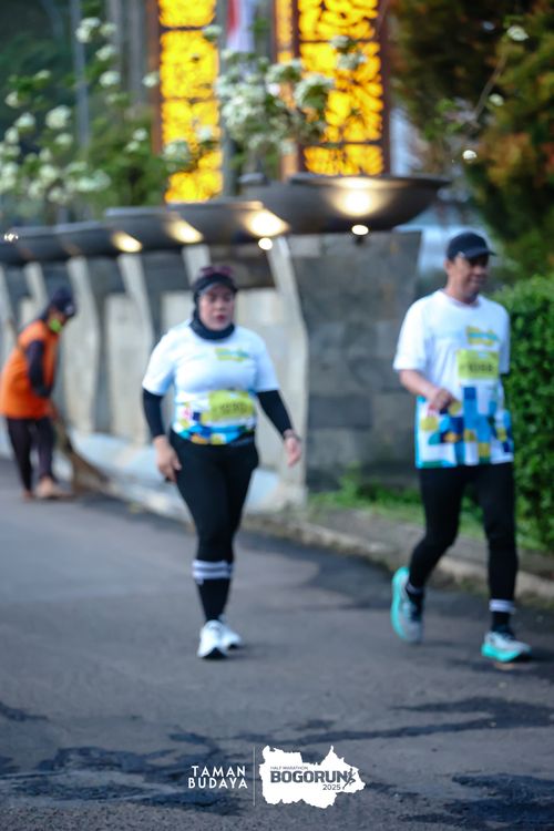 Race photo from Taman Budaya x BOGORUN 2025